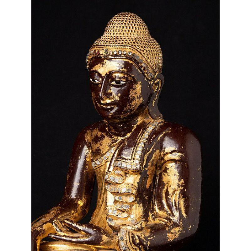 Antique Mandalay Buddha Statue from Burma For Sale 3