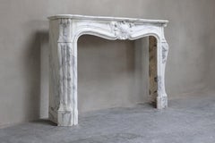 Antique Marble Mantle Surround