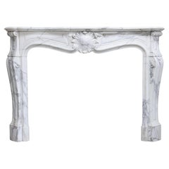 Antique Marble Mantle Surround