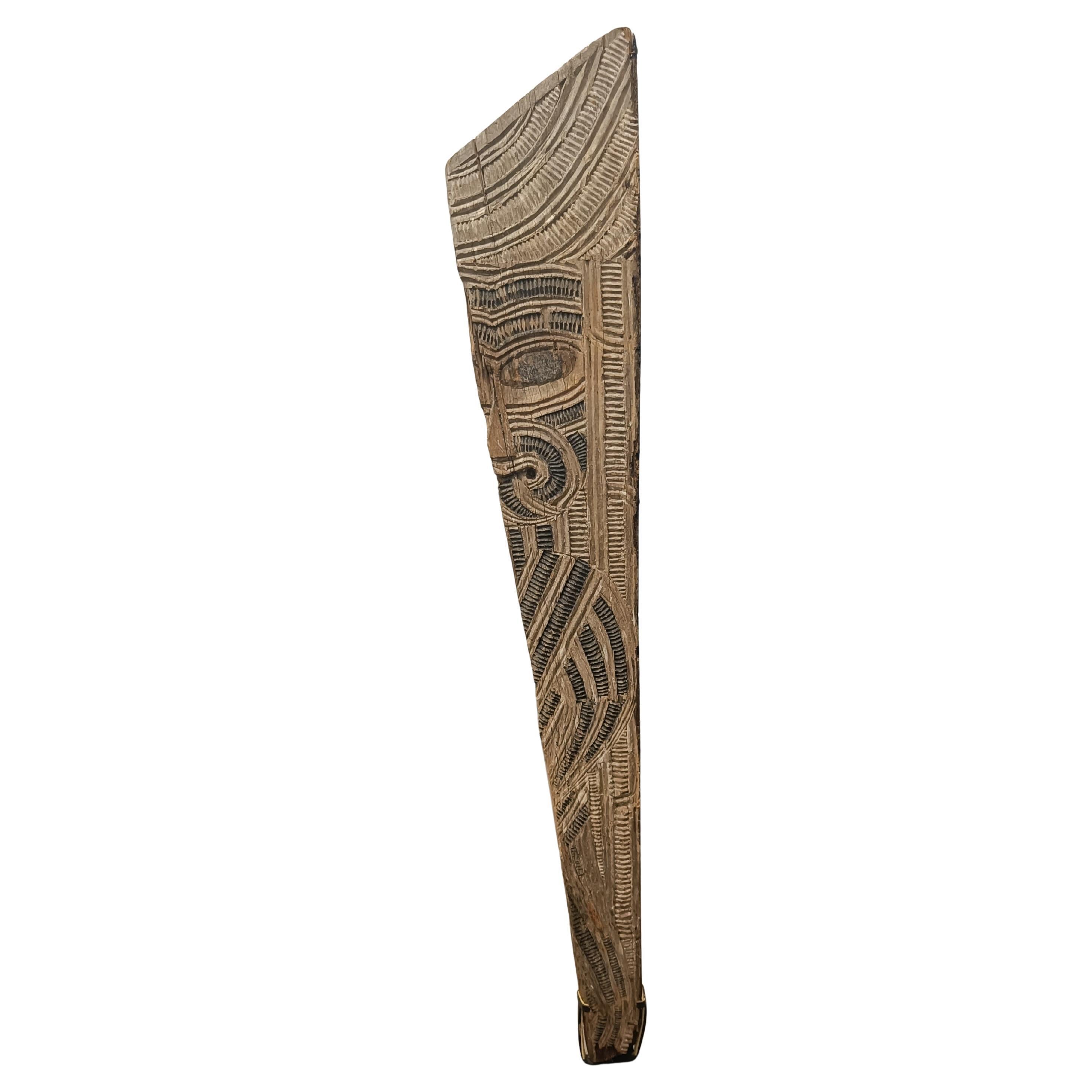  Antike Māori geschnitzt Hartholz architektonische Panel - Tiki Design
Eine seltene und  fein geschnitztes antikes architektonisches Element aus Māori-Hartholz, das wahrscheinlich von einem zeremoniellen Gebäude oder einer traditionellen Behausung