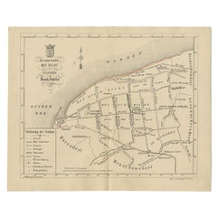 Antique Map Dutch Township of the Bildt, 1861