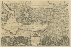 Antique Map Eastern Mediterranean by D. Stoopendaal 'circa 1710'