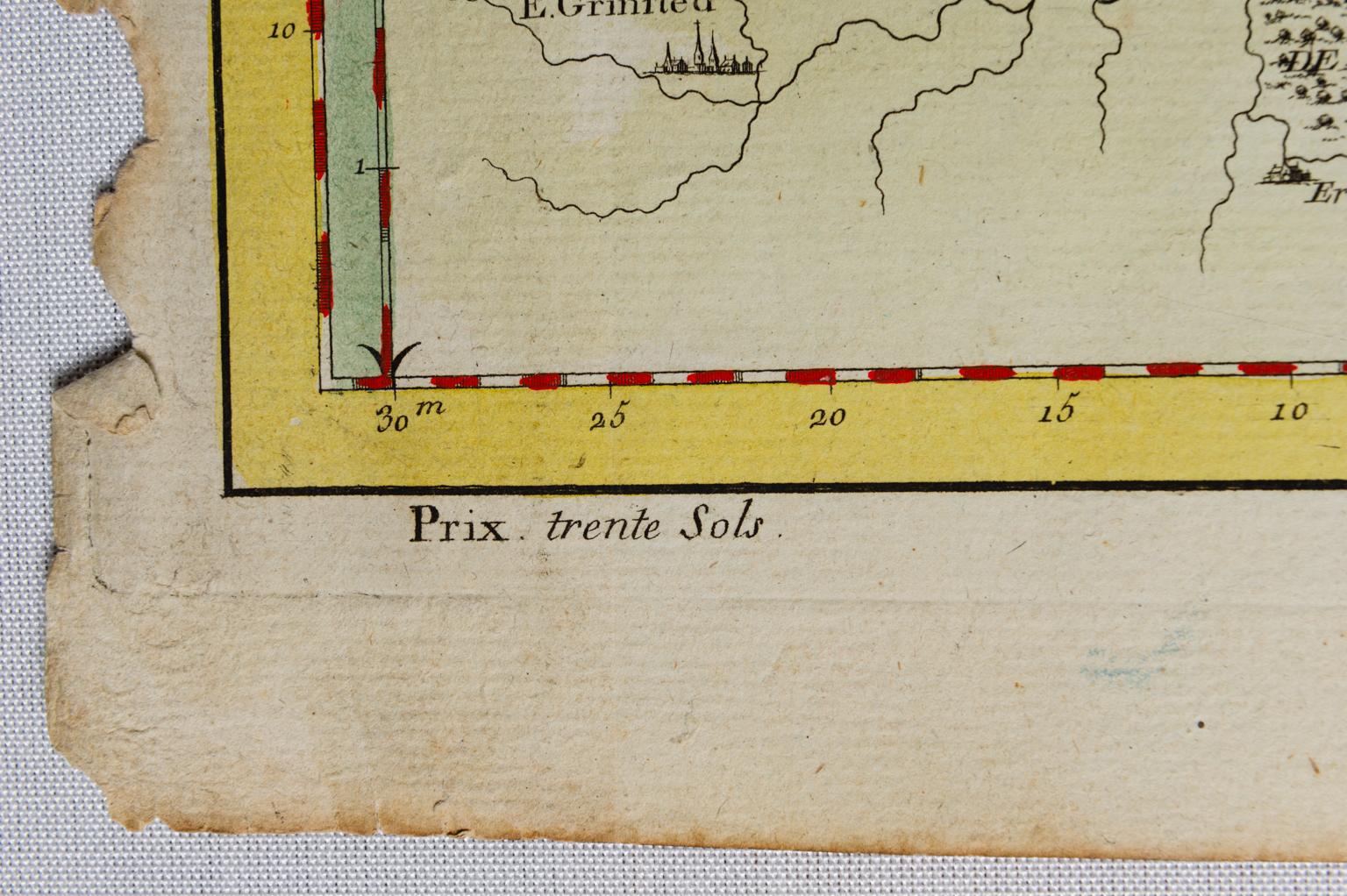 Français  Carte « Estuary- Mouth of the Thames » ( Mousse de la Tamise) en vente