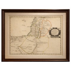 Antique Map Holy Land & Jerusalem — Patriarchatus Hierosolymitani, c1652