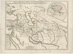 Mapa Antiguo Oriente Próximo y Persia, Monarquías Antiguas - Delamarche c.1795