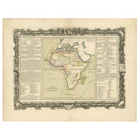 Antique Map of Africa by Claude Buy de Mornas '1761'