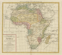 Antique Map of Africa by Homann Heirs, '1804'