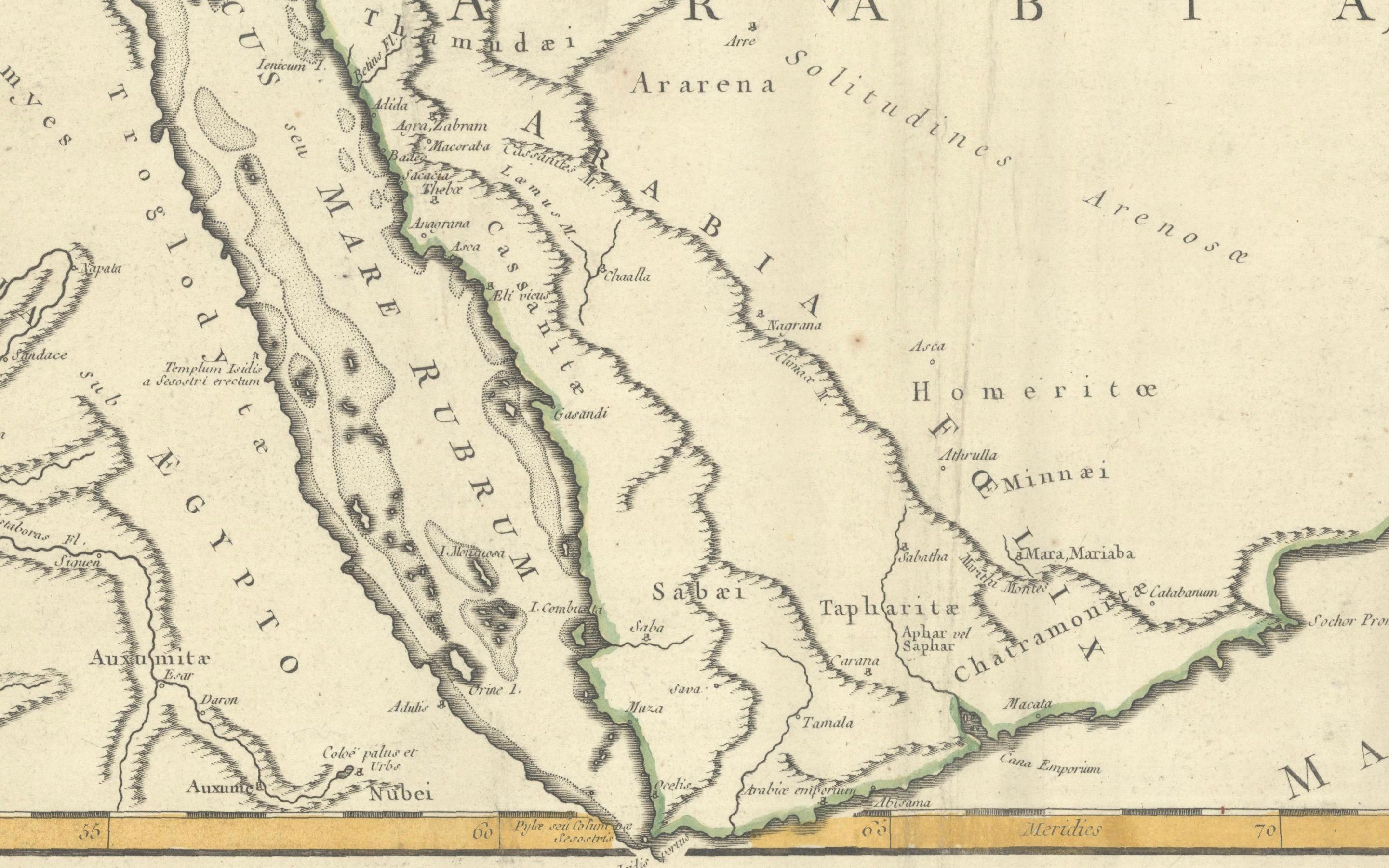 Antike Karte des Reiches und der Feldzüge von Alexander dem Großen, de Vaugondy, 1753 im Angebot 3