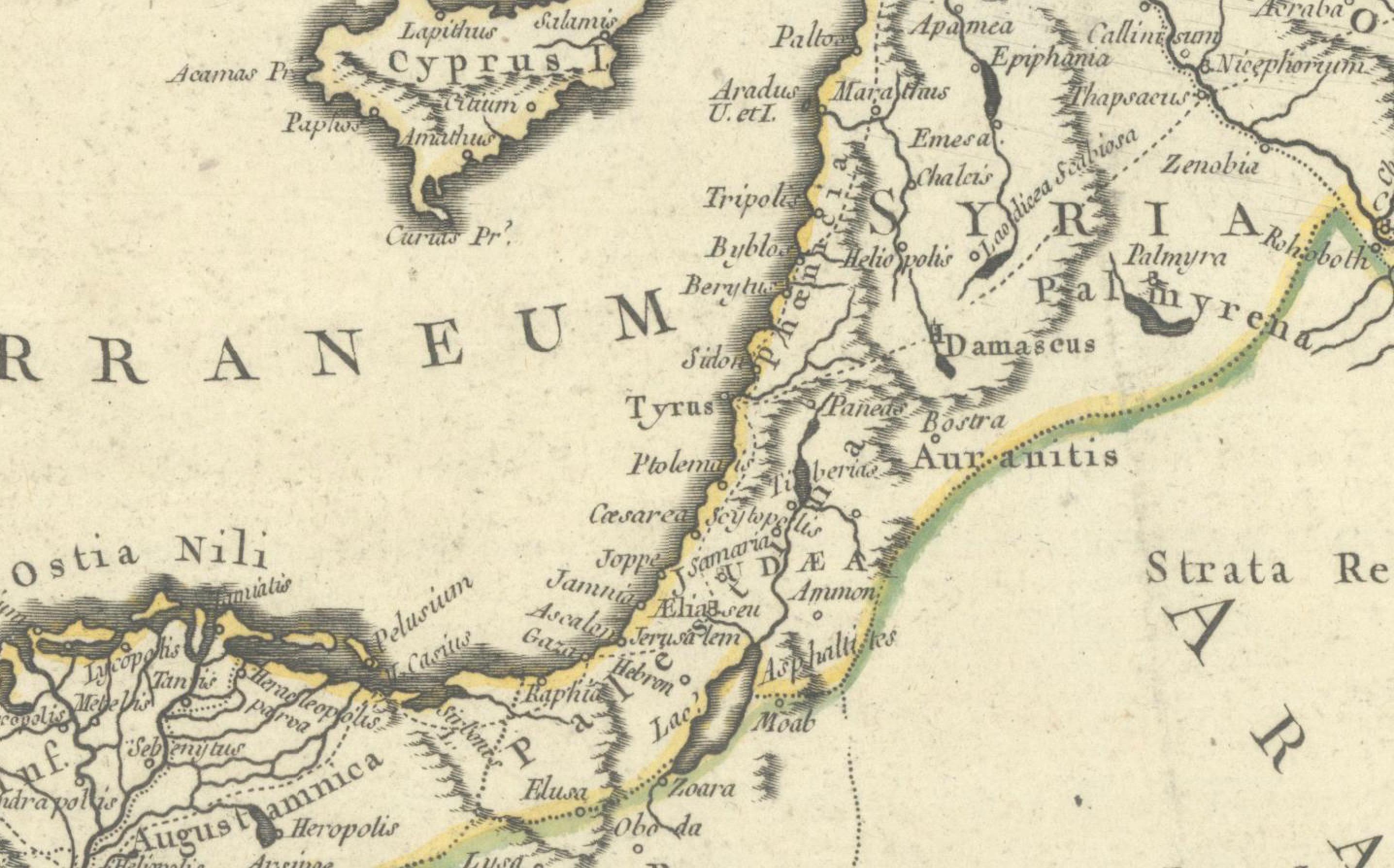 Antike Karte des Reiches und der Feldzüge von Alexander dem Großen, de Vaugondy, 1753 (18. Jahrhundert) im Angebot