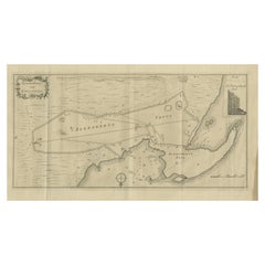 Antike Karte von Alexandria Ägypten - Plan von Vetus & Nova, Inset des Patriarchen Sitz