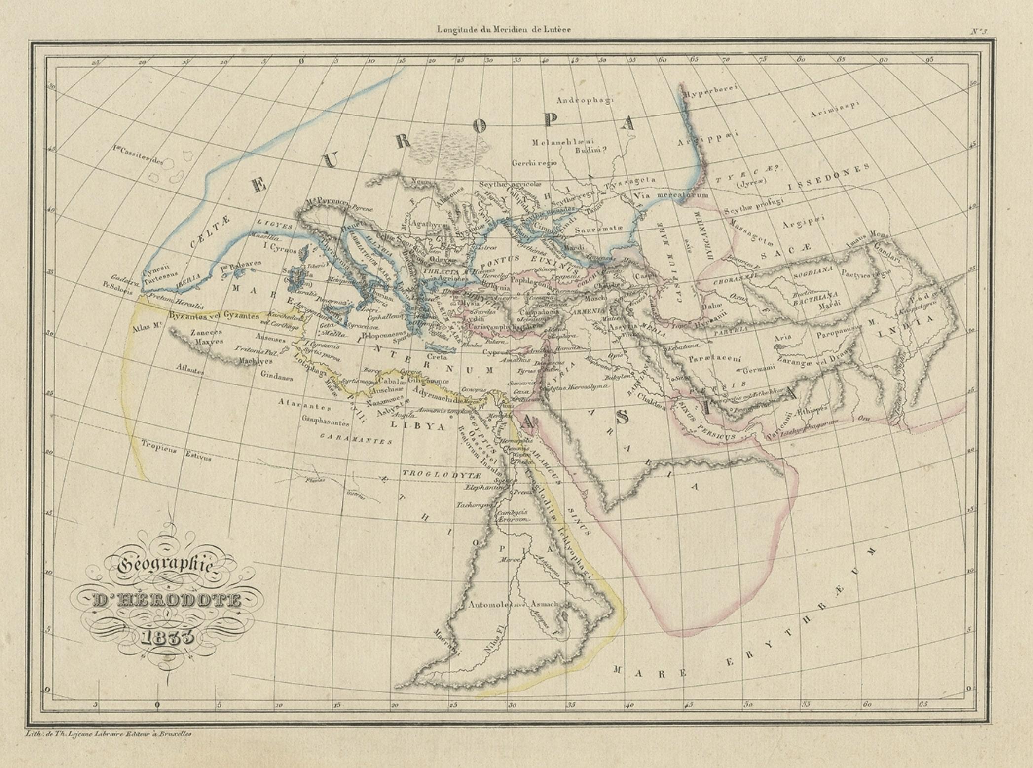 Mapa antiguo titulado 