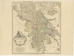 Antique Map of Ancient Greece – Classical Balkans & Aegean, Engraving c.1818
