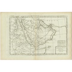 Antique Map of Arabia and Part of Africa, c.1780