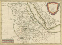 Antique Map of Arabia including Nubia and Abyssinia, also shows the Red Sea