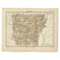 Used Map of Arkansas