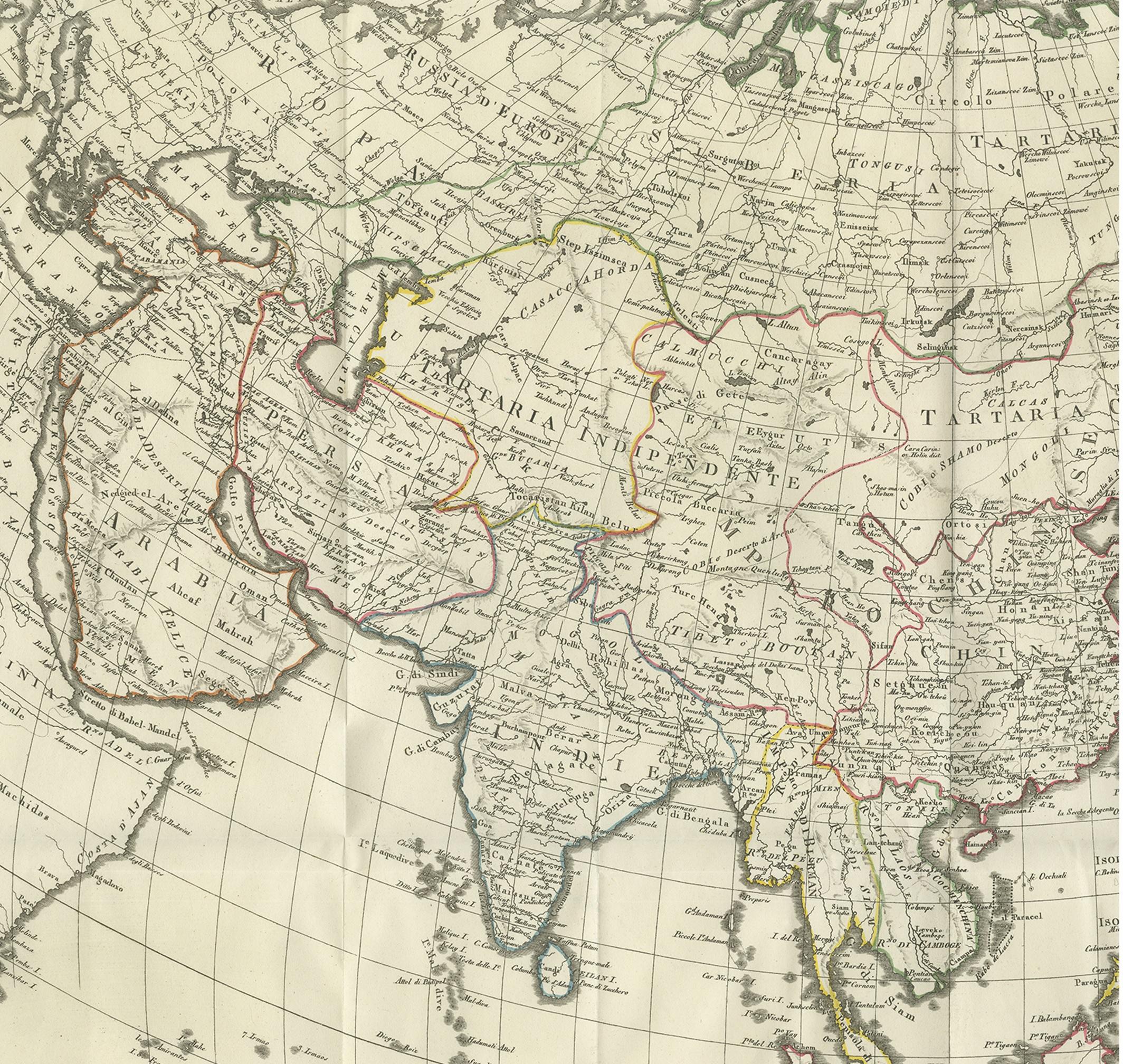 world map 1815