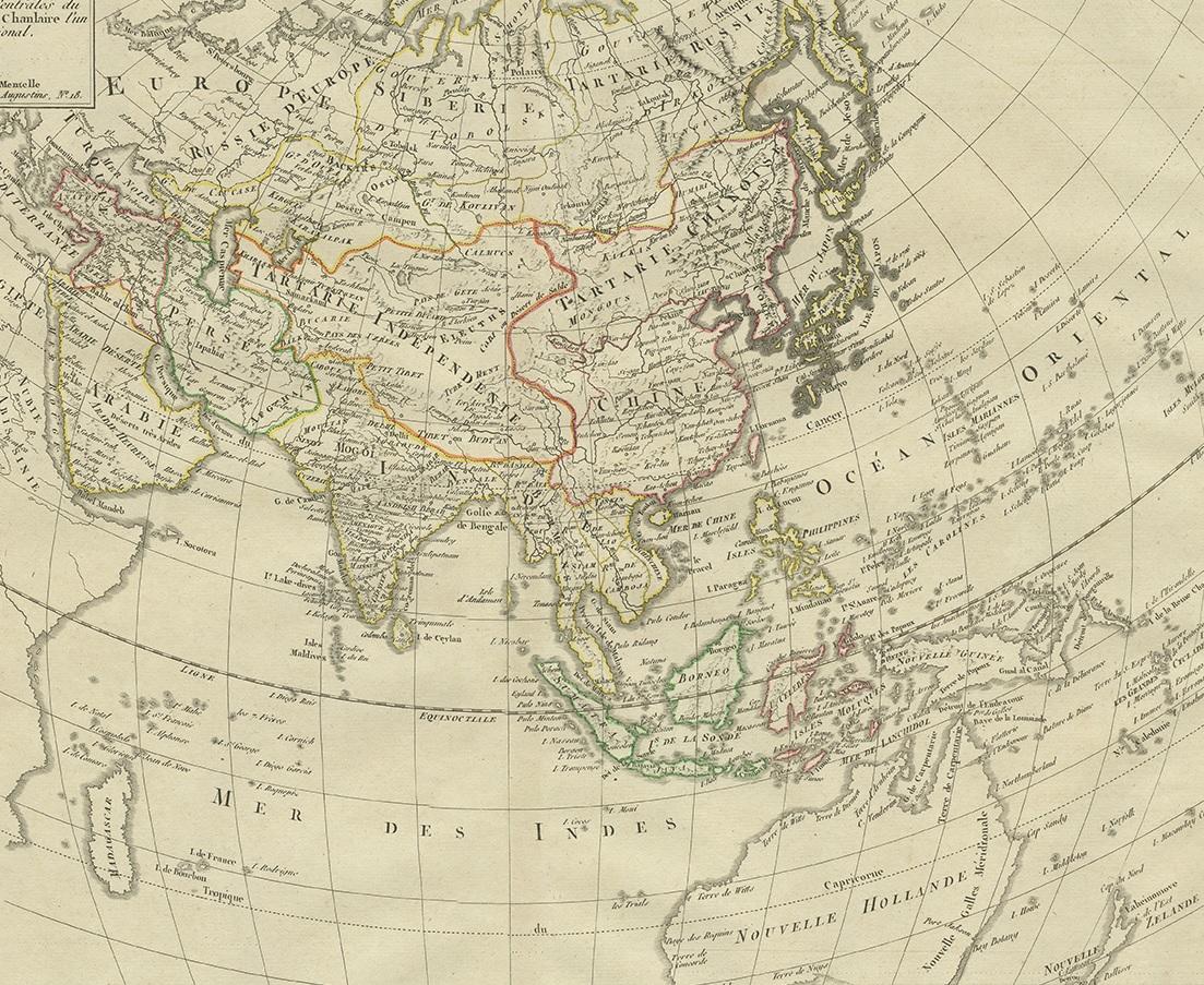 world map 1819