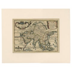 Antique Map of Asia by N. de Fer, 1700