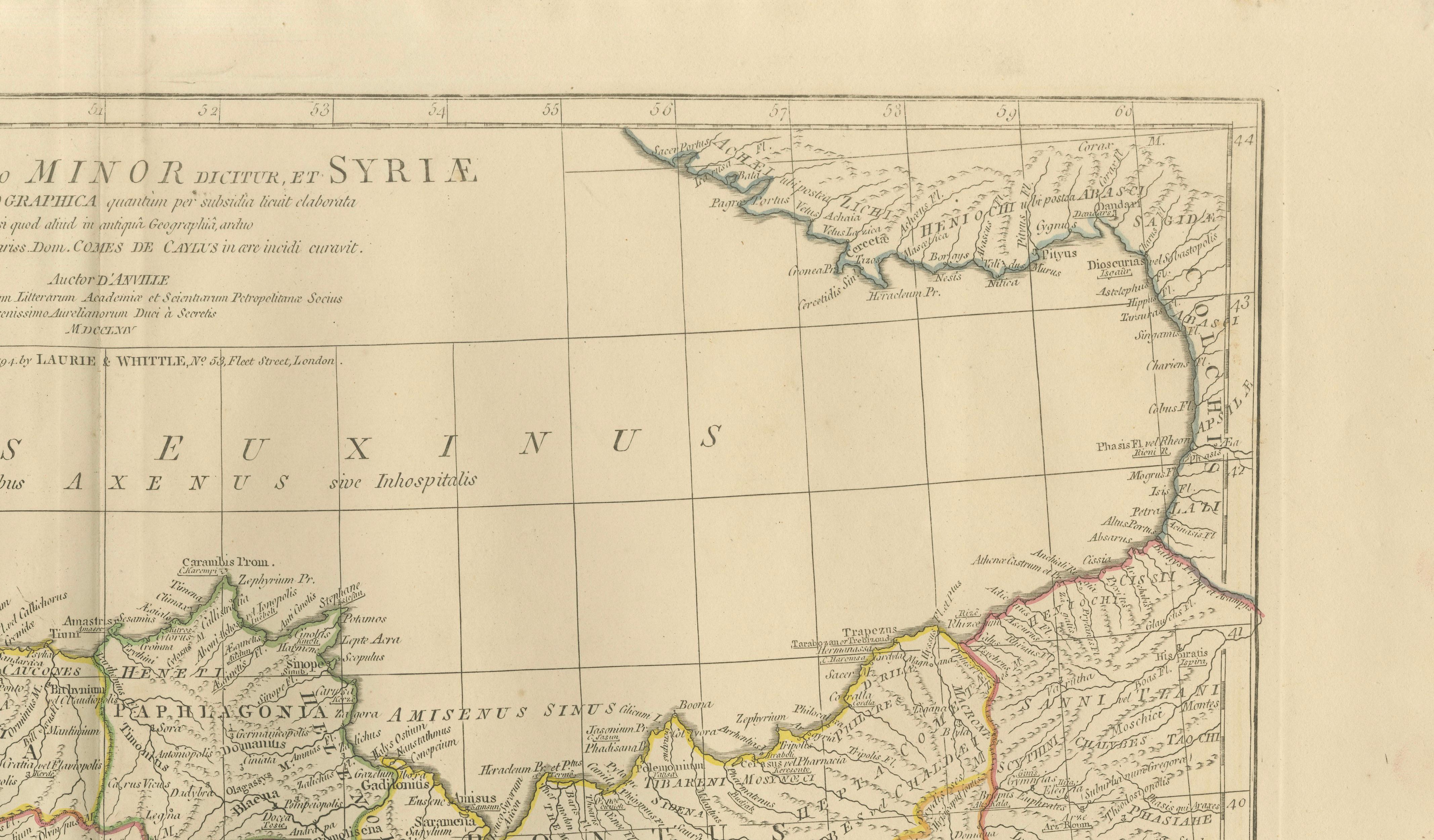 Antique Map of Asia Minor & the Levant – Anatolia, Syria & Cyprus, c.1818