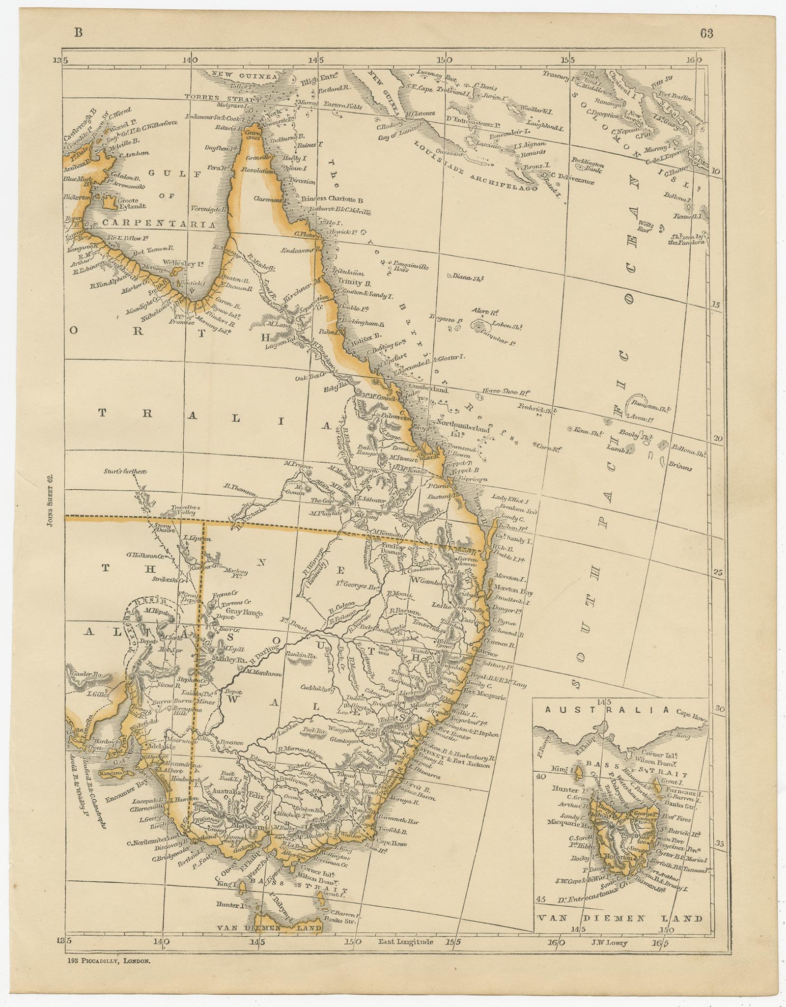 early maps of australia