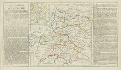 Antique Map of Austria by Clouet '1787'