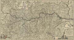 Mapa antiguo de Austria por N. Visscher, hacia 1690