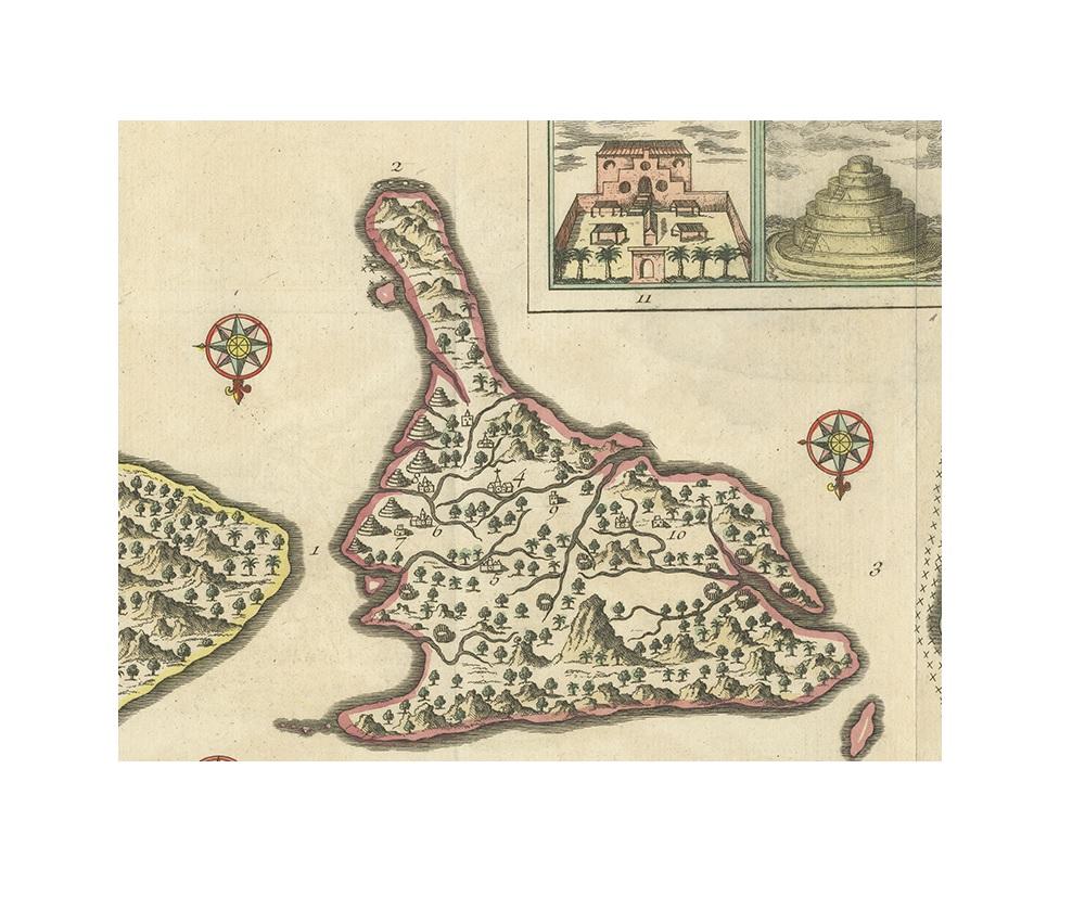 18th Century Antique Map of Bali 'Indonesia' by Bellin '1757'