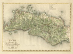 Antique Map of Bantam, Jakarta and Cirebon by Van den Bosch '1818'