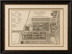 Antique Map of Batavia Jakarta Indonesia, Dutch East Indies, c.1750