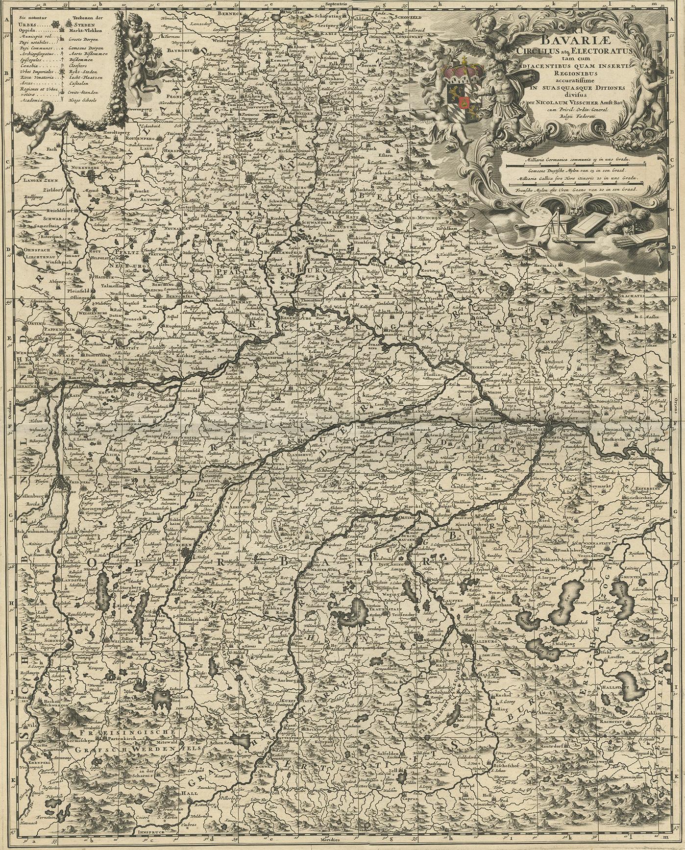 Carte ancienne intitulée 