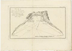 Antike Karte der Bonthain- Bay, Makassar, Celebes