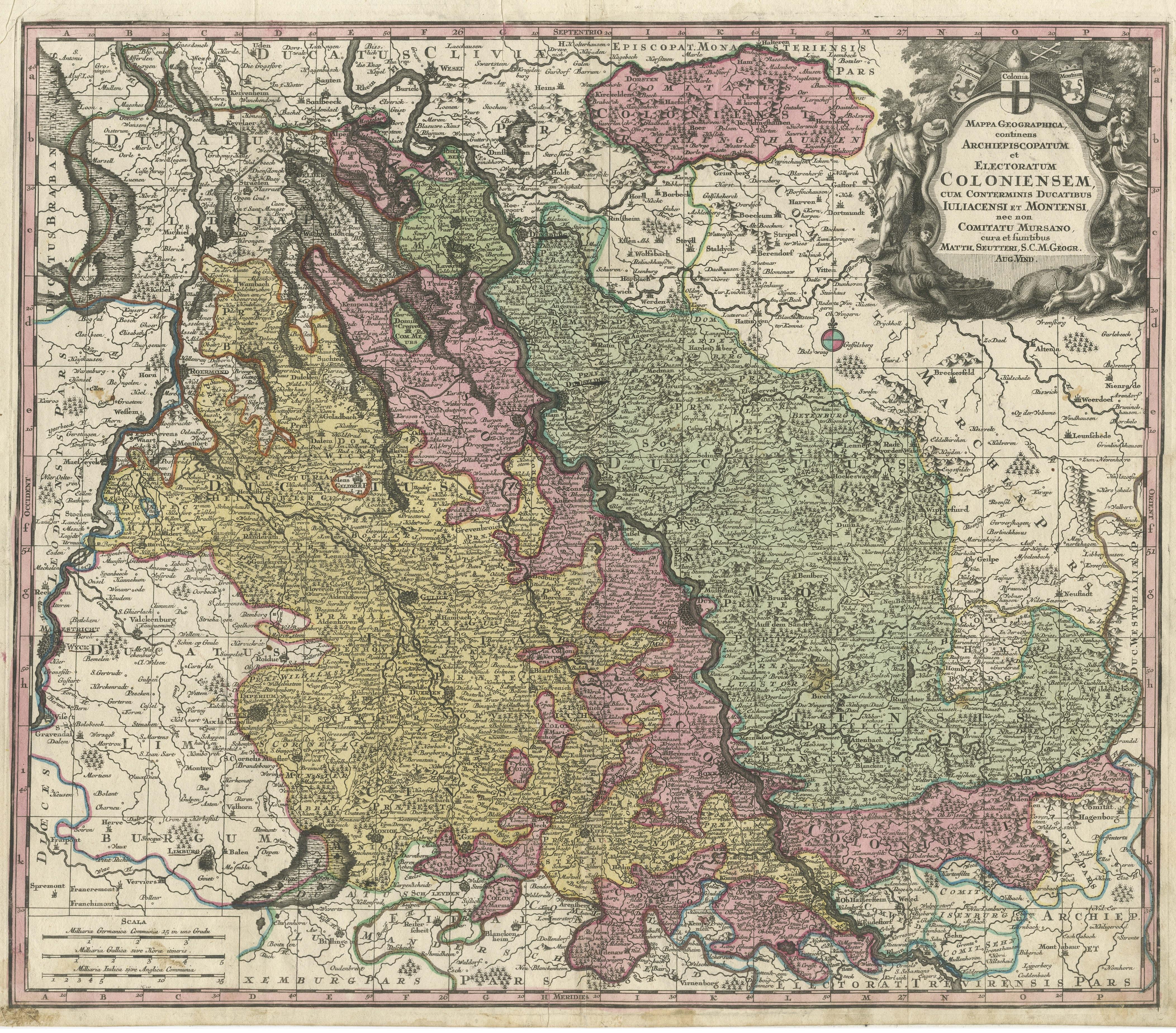 rhine river map