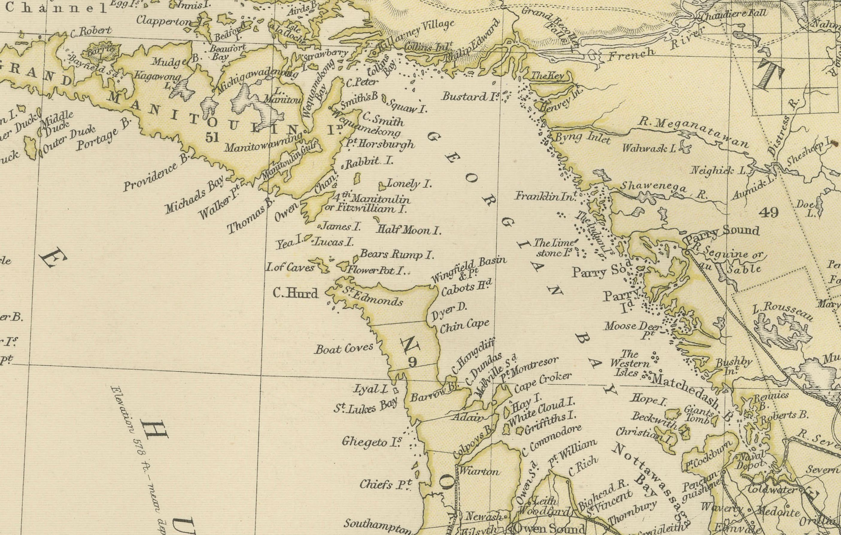 canada east and west map