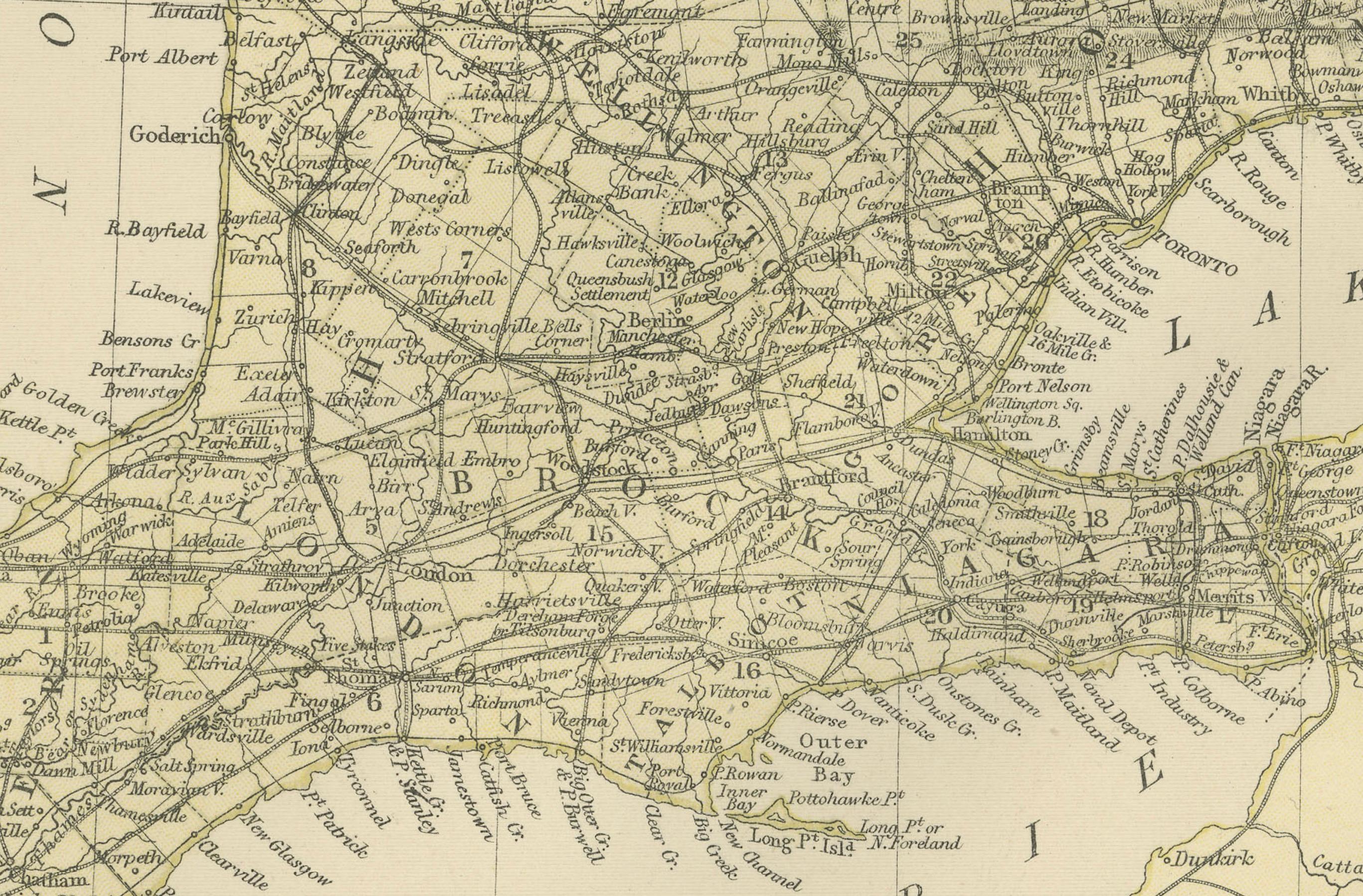 map ontario and quebec