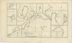 Antique Map of Cap Providence, St. David's Cove and Surroundings