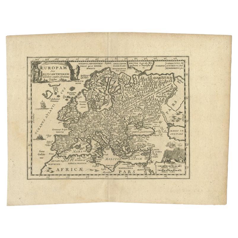 Antique Map of Celtic Europe by Cluver, 1678 For Sale