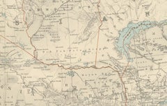 Antique Map of Central Asia - Featuring the Caspian Sea and Silk Road Regions