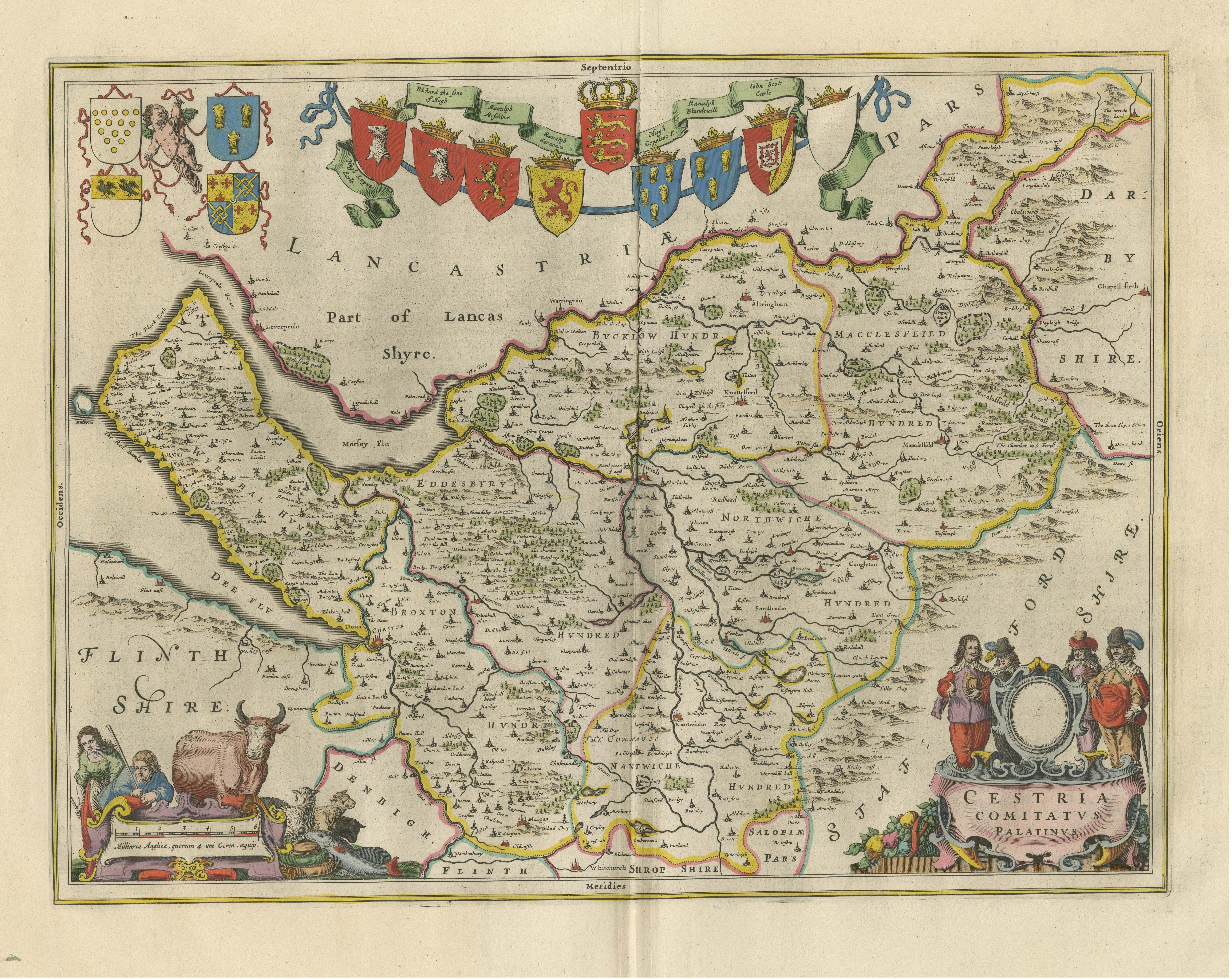 cheshire england map