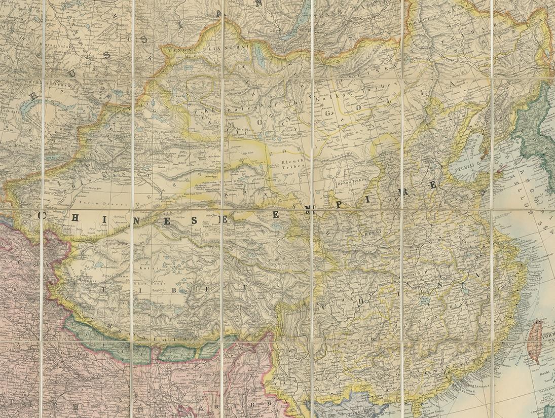 china 1900s map