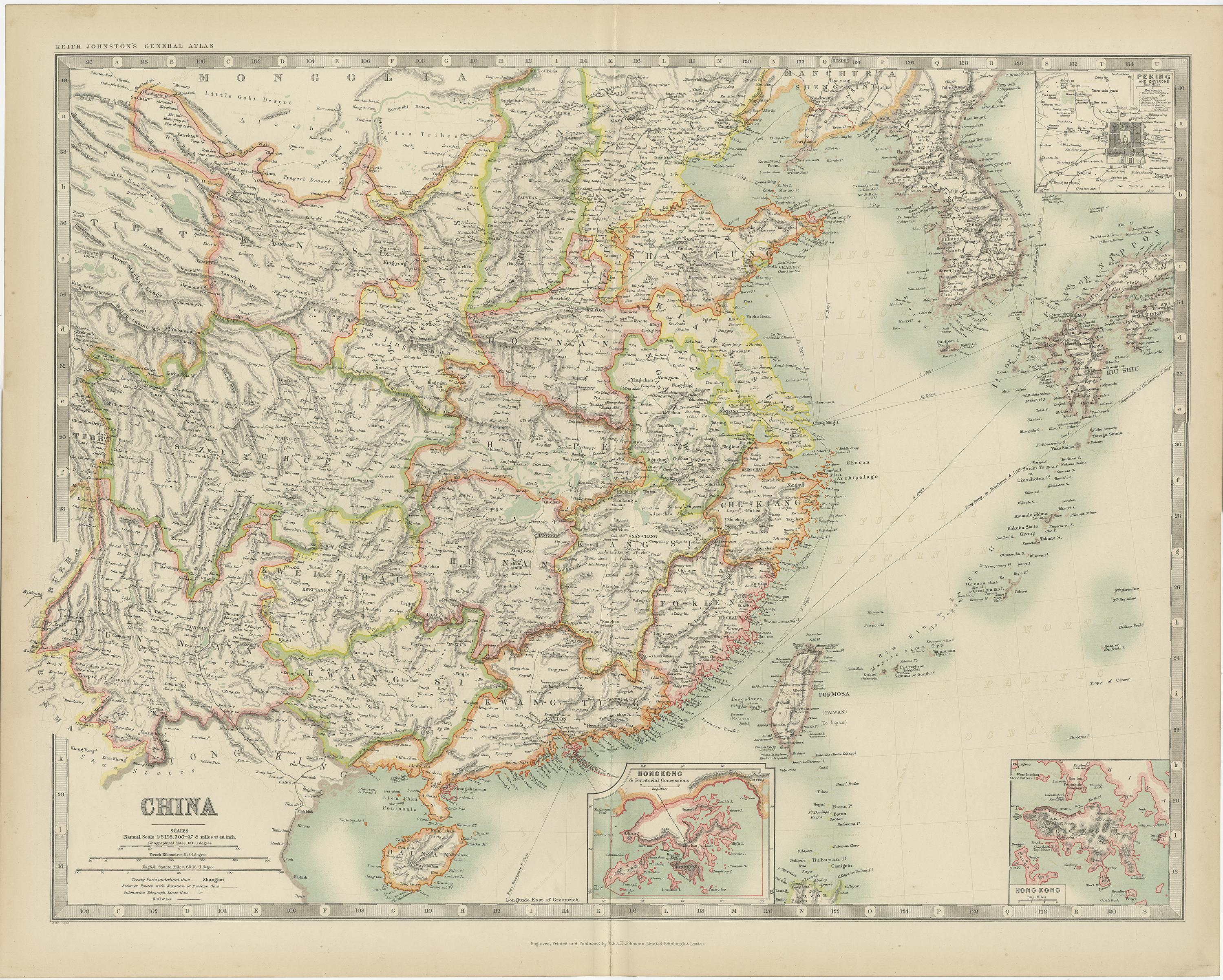 detailed map of china