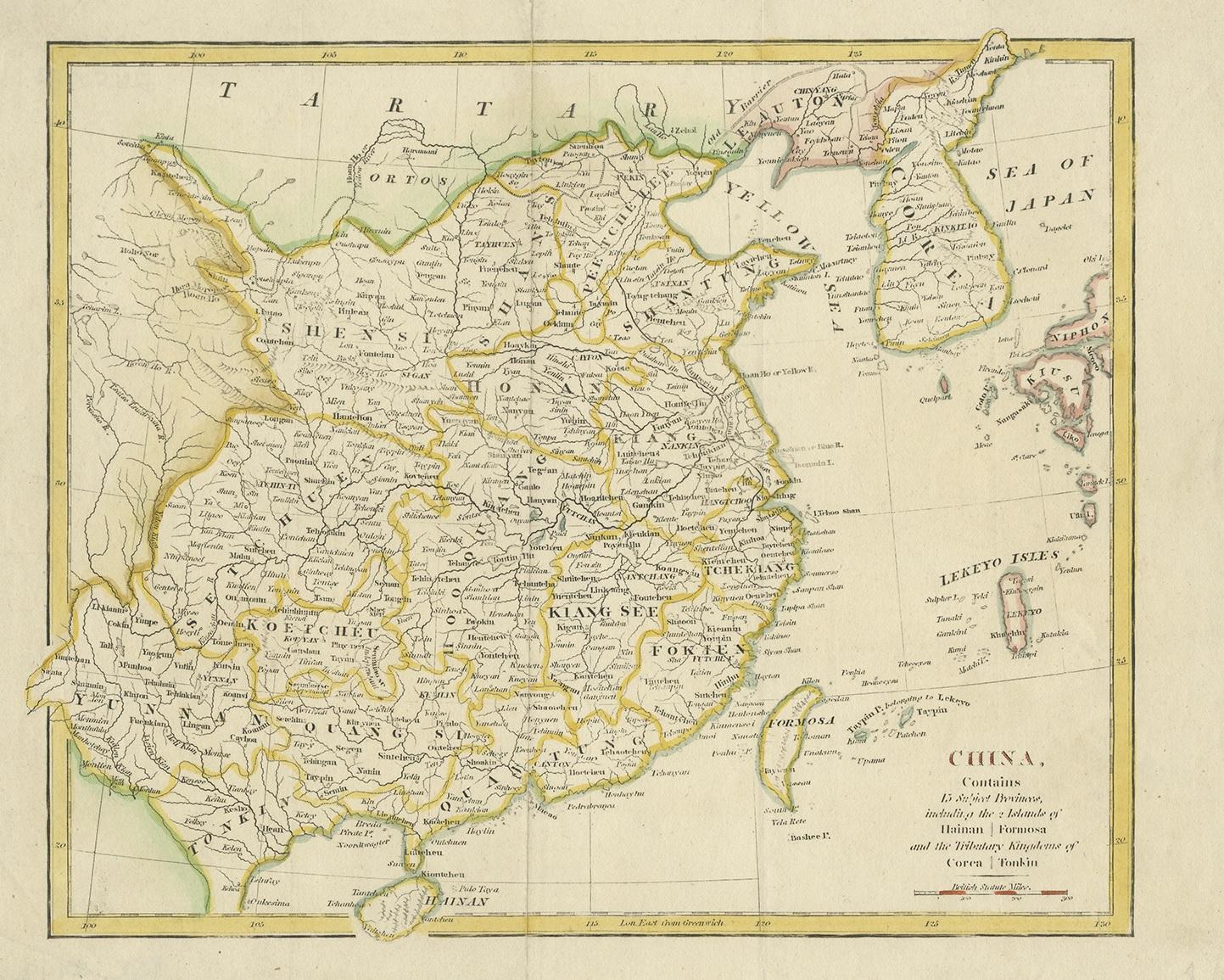 Carte ancienne intitulée 