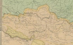 Antique Map of China, Japan & Korea – Eastern Asia by Andriveau-Goujon, 1860