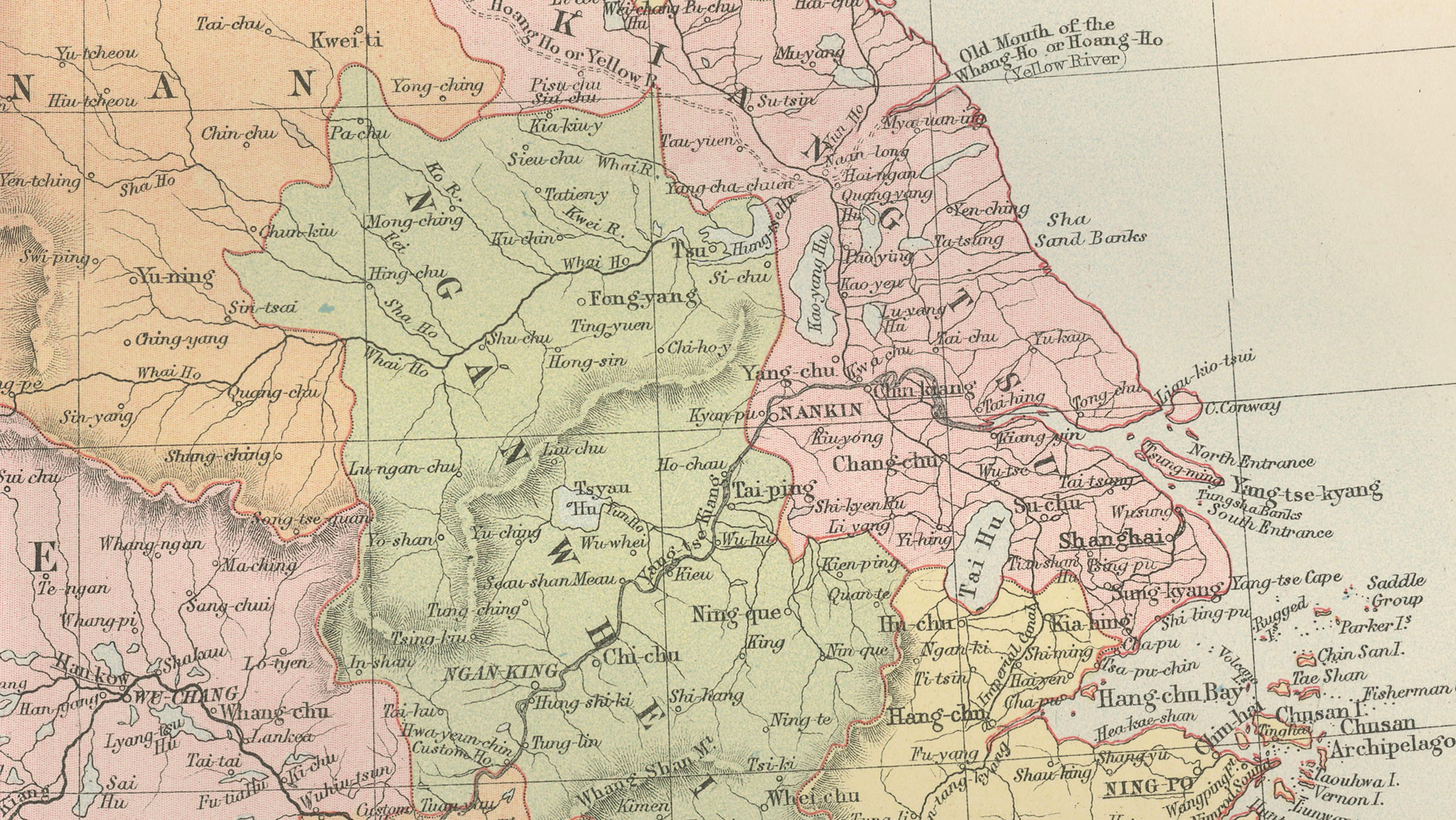 Antique Map of China with Provinces and Treaty Ports – Black’s Atlas, 1884
