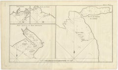 Antique Map of Cordes Bay, Port Famine & Fortescue Bay – Patagonia, 1774