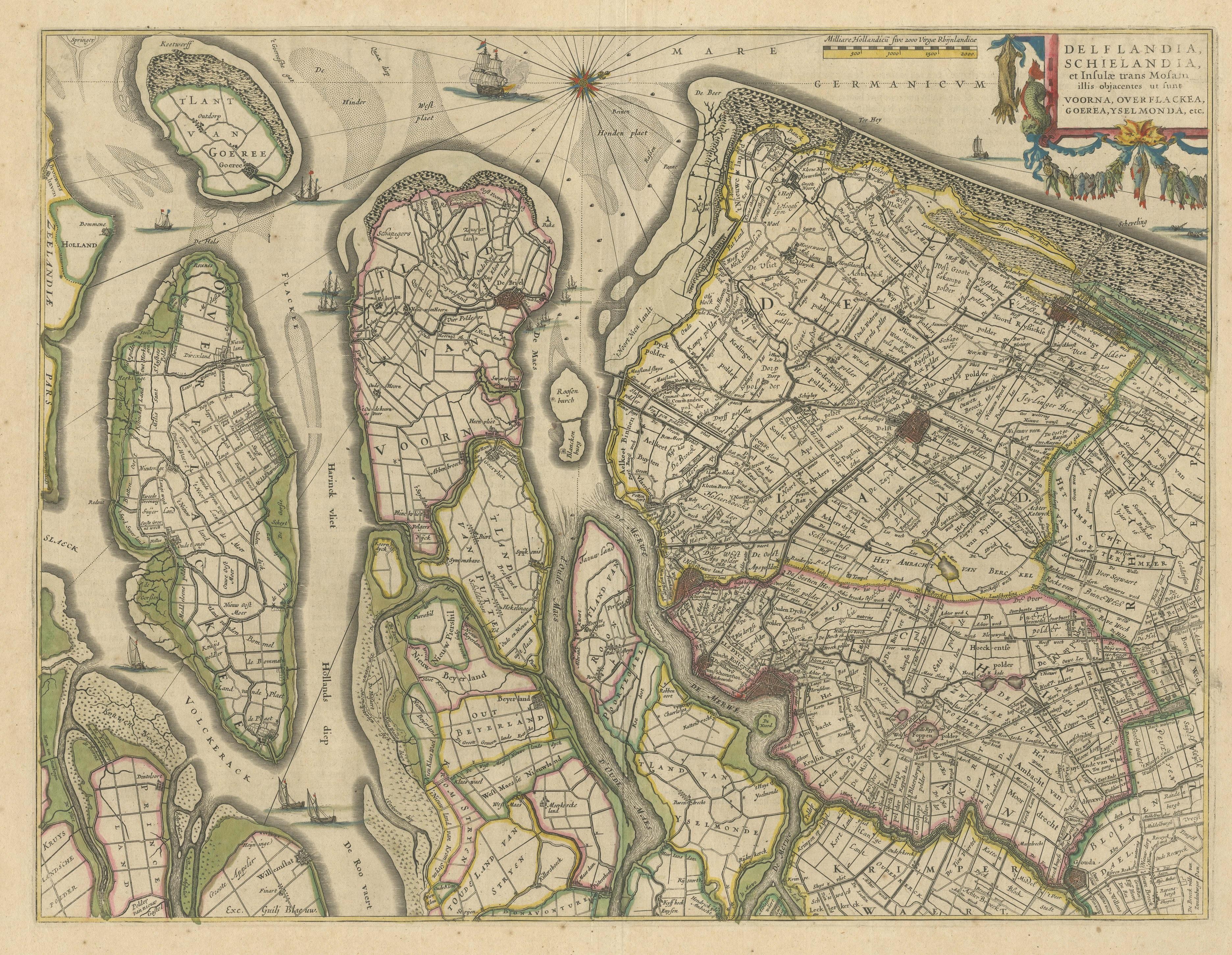 netherlands map 1500