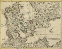 Denmark and Baltic Region – Antique Map by Guillaume de l’Isle, c.1730
