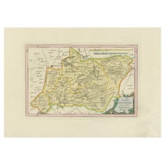 Antique Map of Eastern Oostergo, Friesland by von Reilly, 1791