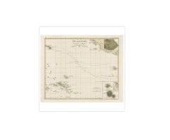 Antique Map of Eastern Polynesia, 1849