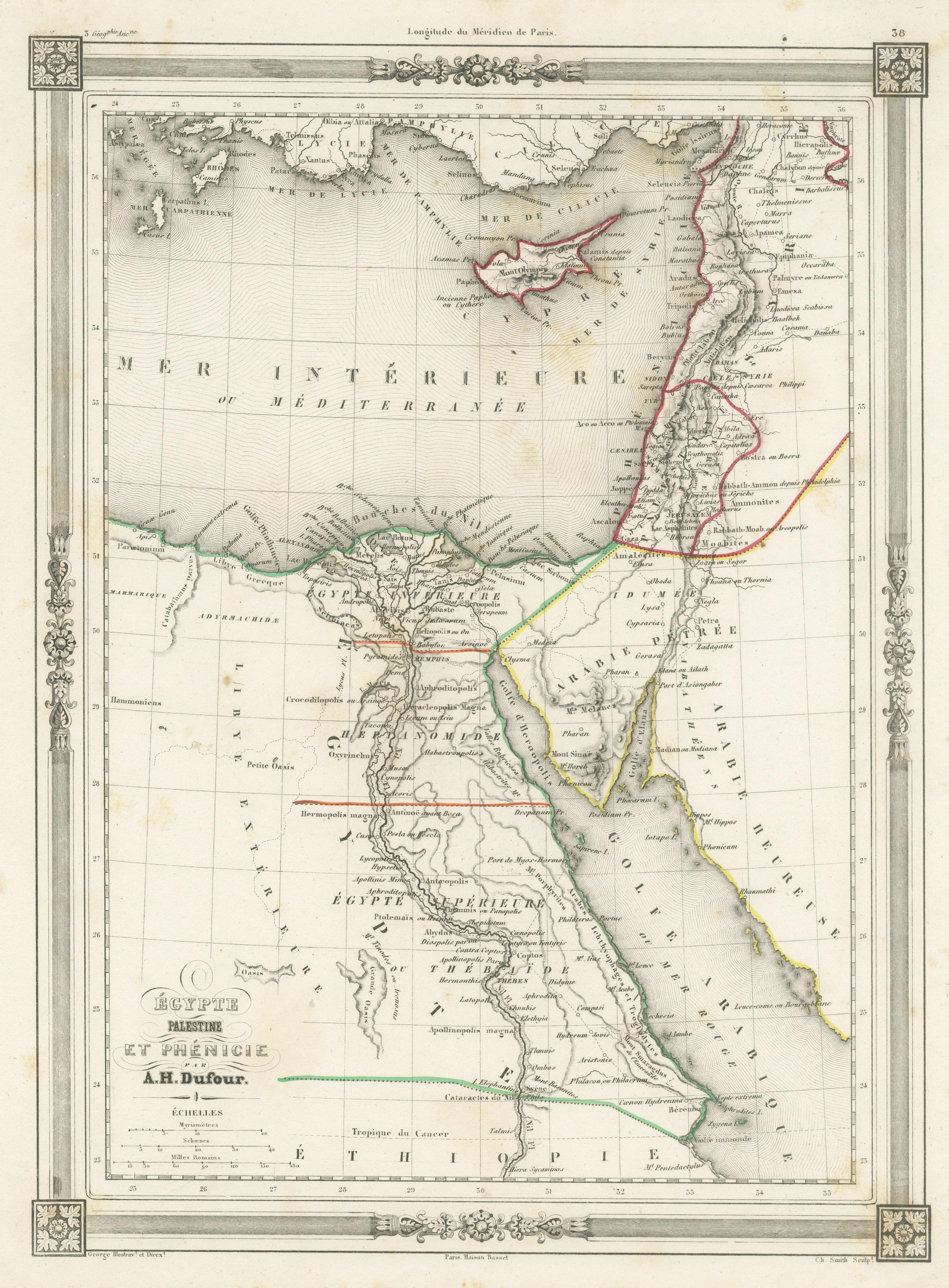egypt border map