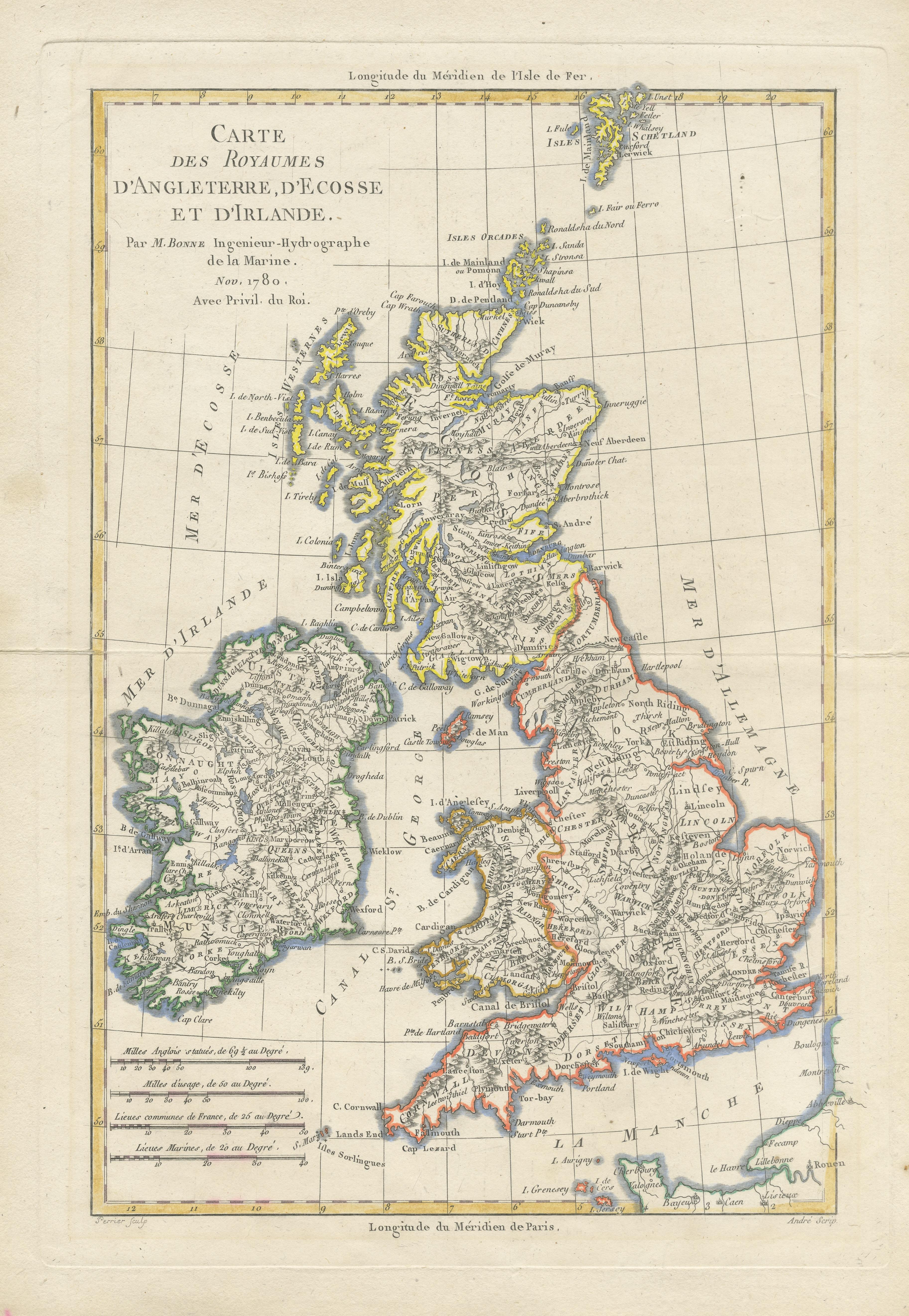 map of scotland and ireland